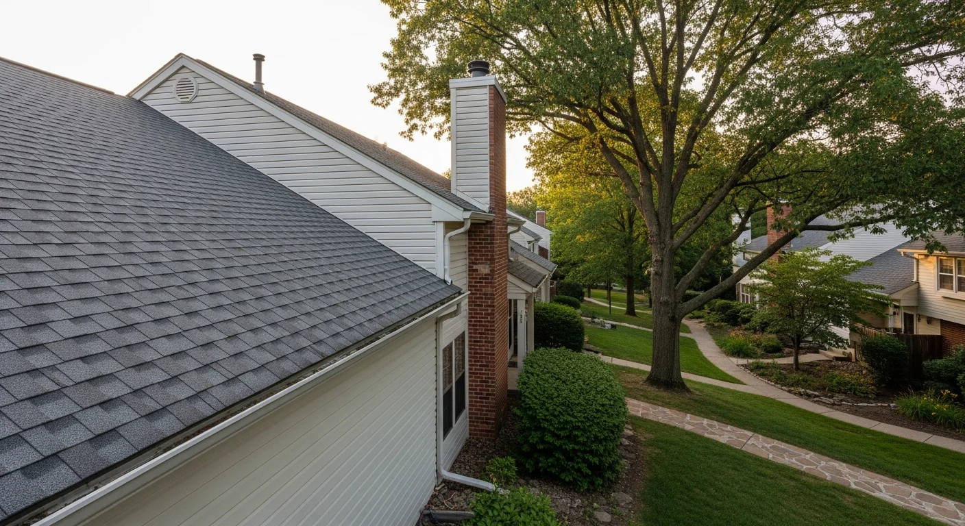 Columbia townhome with updated exterior and landscaping, community pathway visible in background.